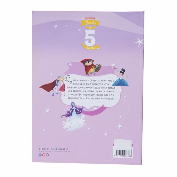 Libro Cuentos Clásicos Para Leer En 5 Minutos Con Chicas Valientes 3 GUADAL 63 Páginas - Imagen 2