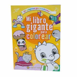 Libro Gigante Para Colorear Naranja 2 MR.BOOKS 60 Páginas