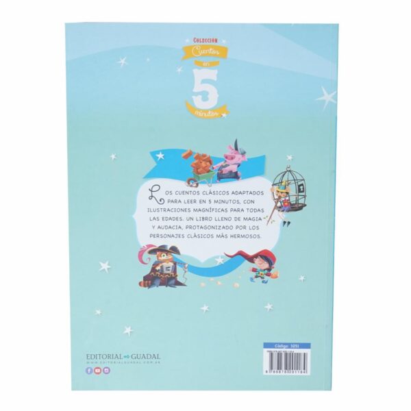 Libro 5 Minutos Cuentos Clásicos Con Chicos Audaces EL GATO DE HOJALATA 61 Páginas - Imagen 2