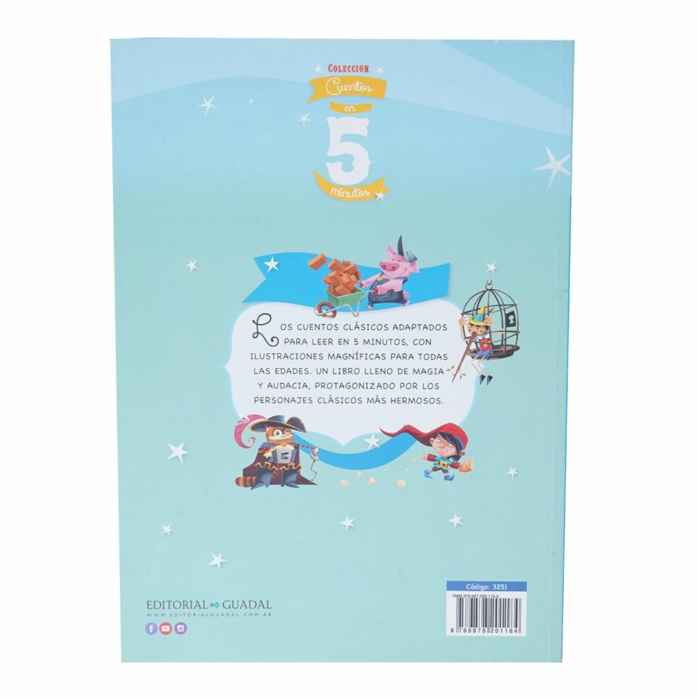 Libro 5 Minutos Cuentos Clásicos Con Chicos Audaces EL GATO DE HOJALATA 61 Páginas - Imagen 2