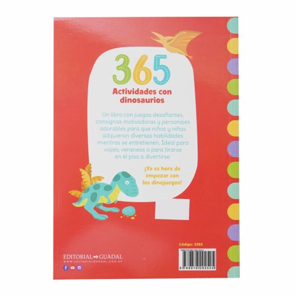 Libro 365 Actividades Con Dinosaurios EL GATO DE HOJALATA 288 Páginas - Imagen 2