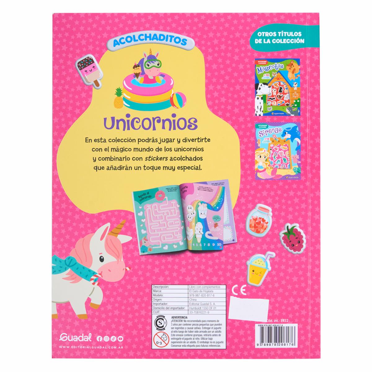 Libro Puffy Stickers - Unicornios GUADAL 25 Páginas - Imagen 2