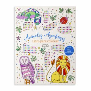 Libro Animales Asombrosos Libro Para Colorear AGUA DE MAYO 25 Páginas