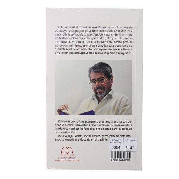 Libro Manual De Escritura Académica CORPORACION EDITORA 316 Páginas - Imagen 2