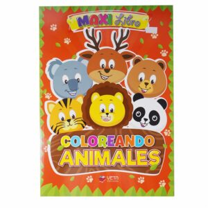 Libro Coloreando Animales VETA EDICIONES 58 Páginas