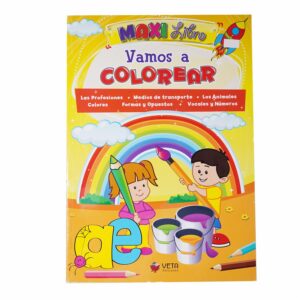 Libro Vamos A Colorear VETA EDICIONES 58 Páginas