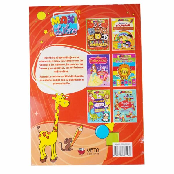 Libro Vamos A Colorear VETA EDICIONES 58 Páginas - Imagen 2