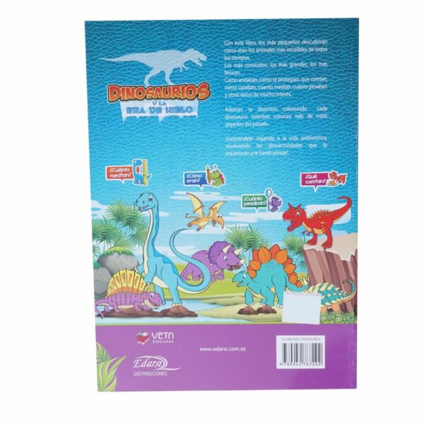 Libro Dinosaurios Y La Era Del Hielo VETA EDICIONES 64 Páginas - Imagen 2