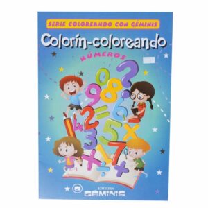 Libro Colorín Coloreando Números RADMANDI 16 Páginas