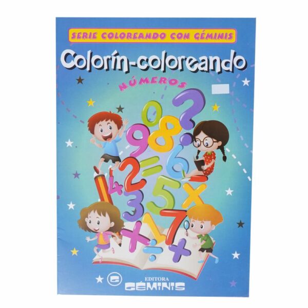 Libro Colorín Coloreando Números RADMANDI 16 Páginas