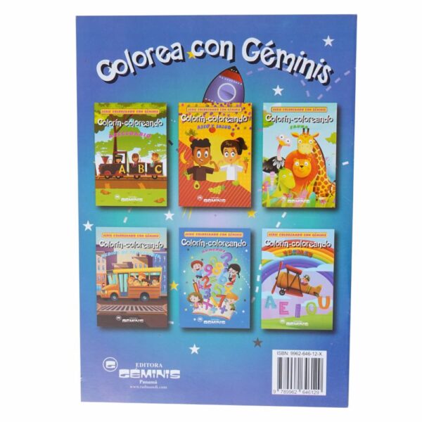 Libro Colorín Coloreando Números RADMANDI 16 Páginas - Imagen 2