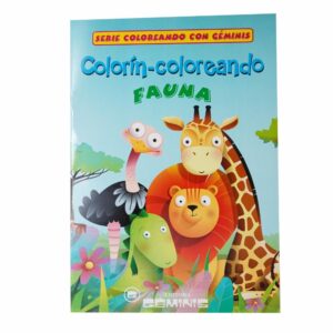 Libro Colorín Coloreando Fauna RADMANDI 15 Páginas