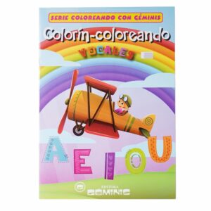 Libro Colorín Coloreando Vocales RADMANDI 15 Páginas