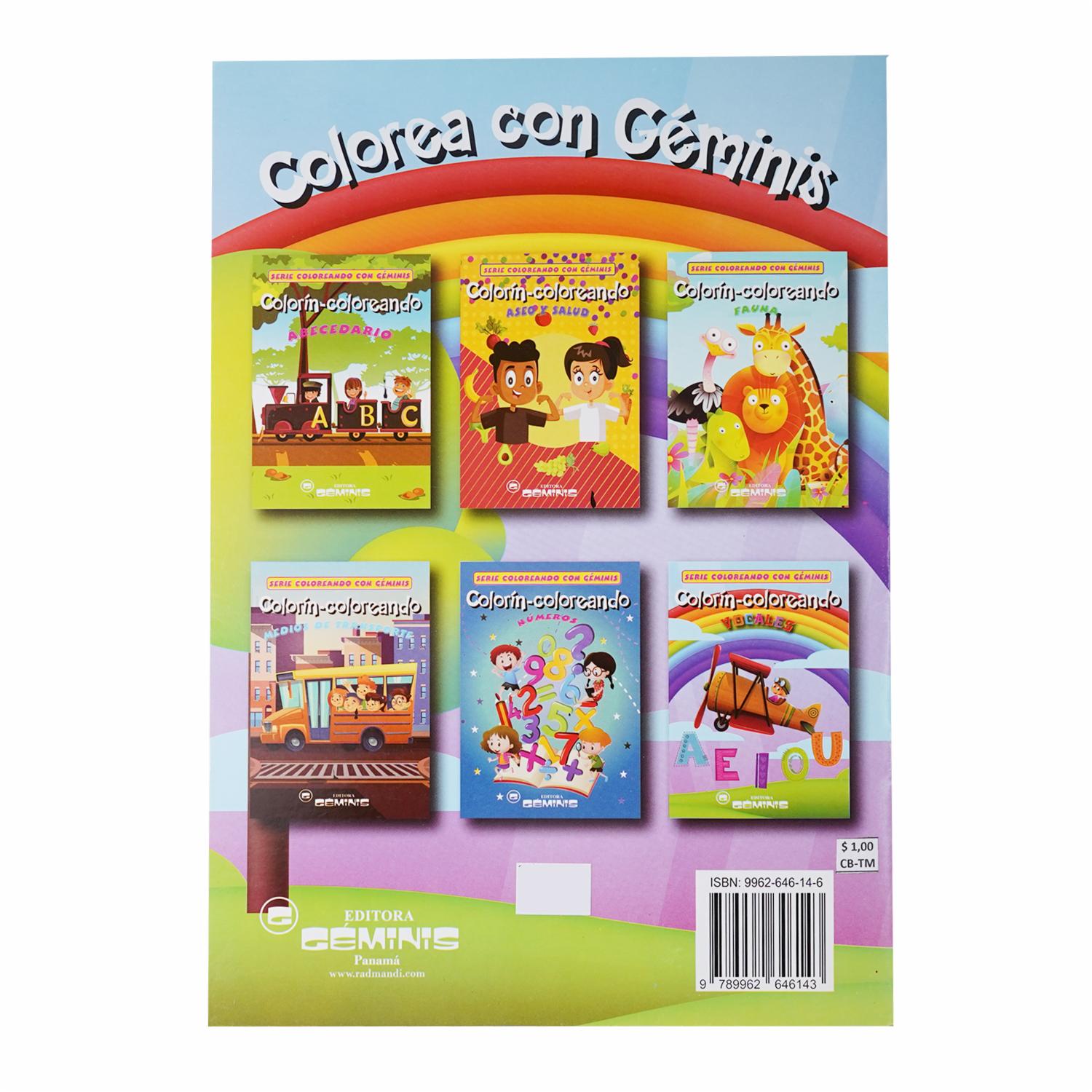 Libro Colorín Coloreando Vocales RADMANDÍ 15 Páginas - Imagen 2