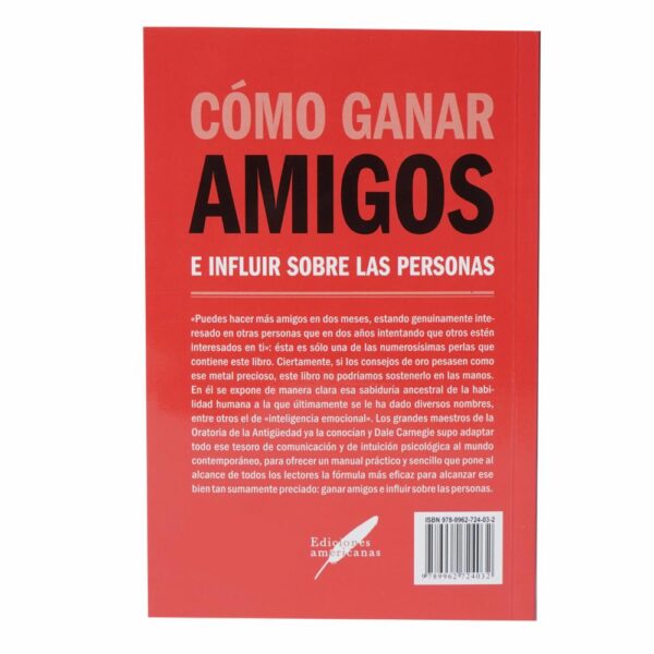 Cómo Ganar Amigos Dale Carnegie EDICIONES AMERICANAS 493 Páginas - Imagen 2