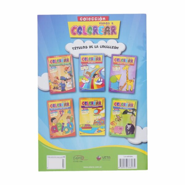 Libro Los Animales Vamos A Colorear EDARSI Unidad - Imagen 2