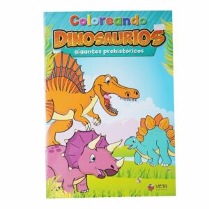 Libro Coloreando Dinosaurios Prehistóricos VETA EDICIONES Unidad
