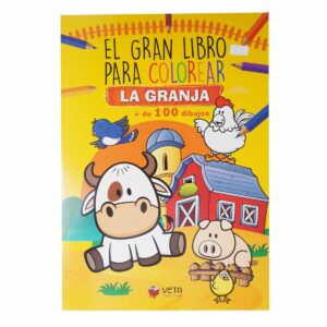Libro Animales De La Granja Gran Libro Para Co VETA EDICIONES 96 Páginas