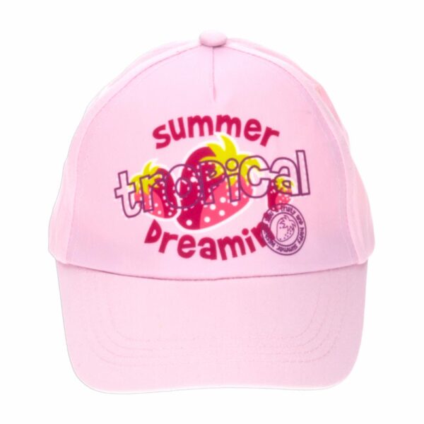 Set Niña Gorro Y Gafas  Diseño Summer Rosadas AE - Imagen 4