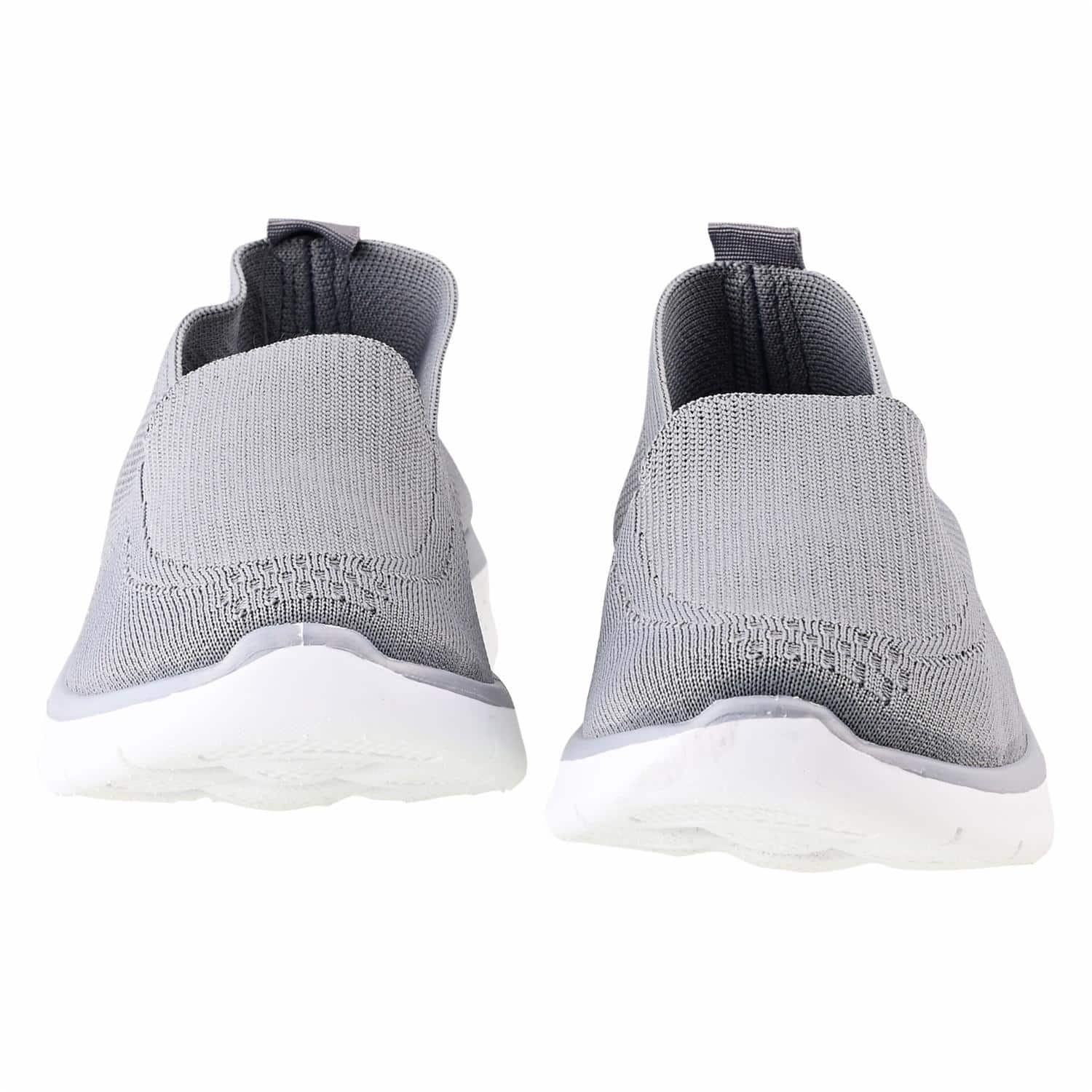 Zapatos Mocasín Gris Con Suela Blanca MGX BASIC