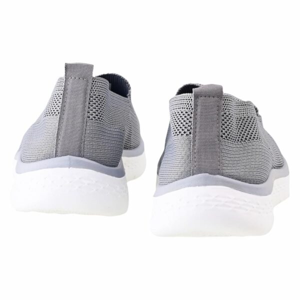 Zapato Mocasín Gris Con Suela Blanca MGX BASIC - Imagen 3