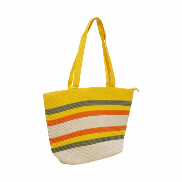 Bolso Playa Tejido A Rayas YIWU ZEAI TRADING CO LTD Talla Única - Imagen 2