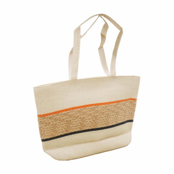 Bolso Tejido Franjas Anchas YIWU ZEAI TRADING CO LTD Talla Única - Imagen 2