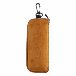 Estuche Para Gafas Gamuza Color Mostaza
