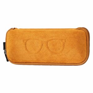 Estuche Para Gafas Gamuza Color Mostaza PULSE