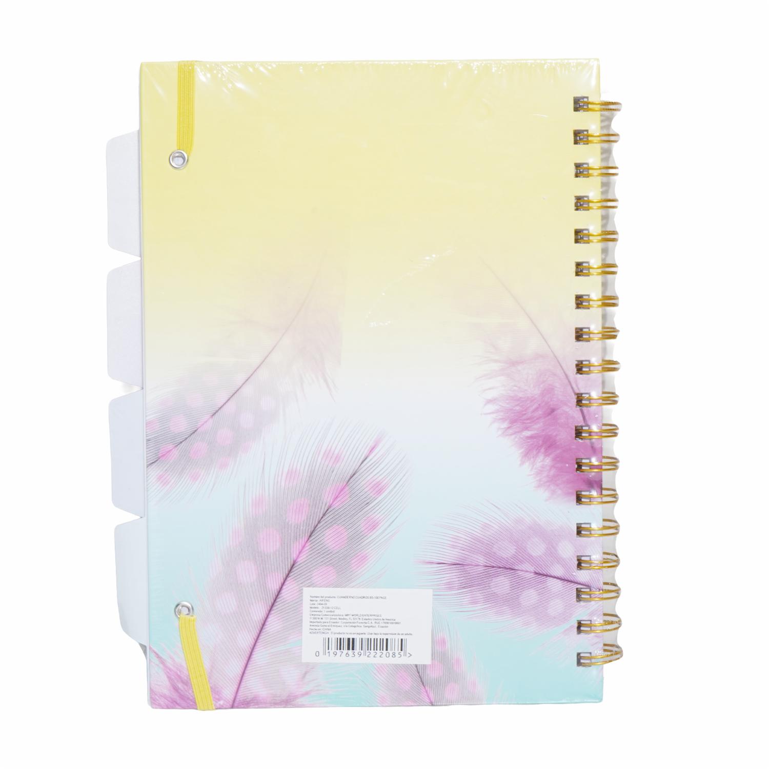 Cuaderno Cuadros B5 AIFENG 100 Hojas - Imagen 2