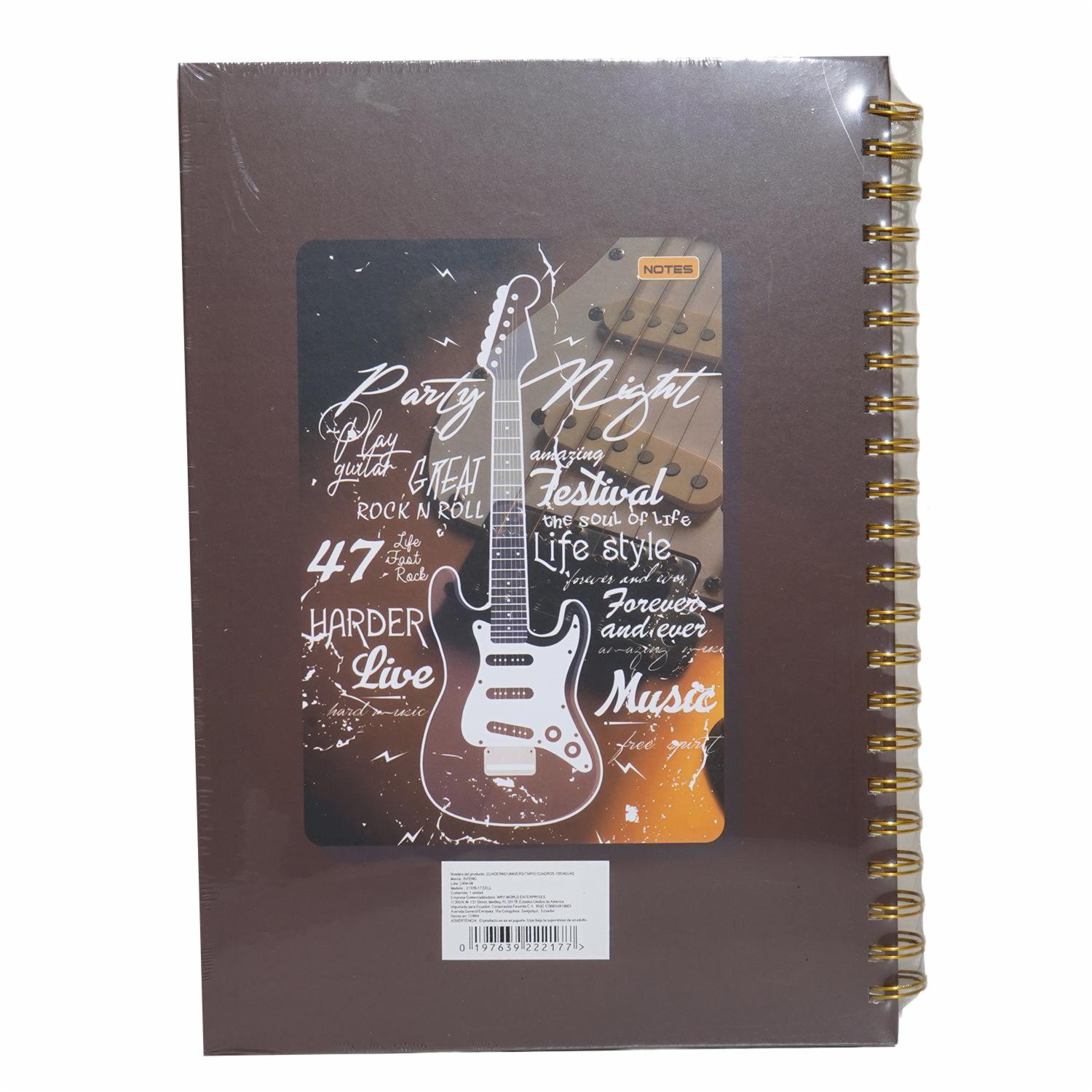 Cuaderno Universitario De Cuadros B5 AIFENG 100 Hojas - Imagen 2