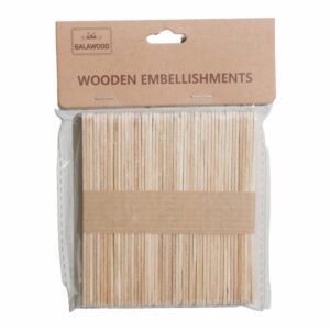 Palos De Madera Para Manualidades BABY CRAFT 50 Piezas