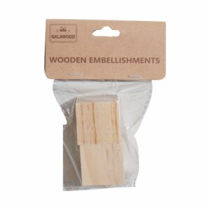 Cubos De Madera Para Manualidades BABY CRAFT 2 Piezas