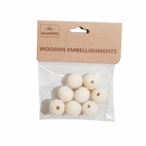 Bolas Para Manualidades De Madera BABY CRAFT 18 Piezas
