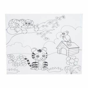 Set Lienzo Con Pincel Y Acuarelas BABY CRAFT