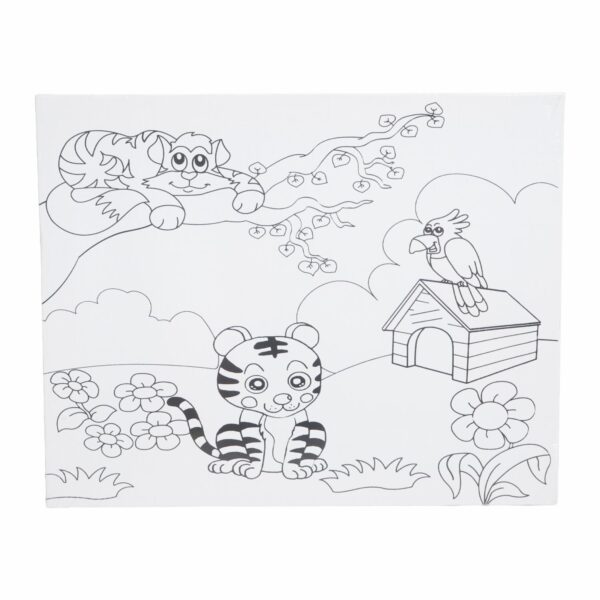 Set Lienzo Con Pincel Y Acuarelas BABY CRAFT
