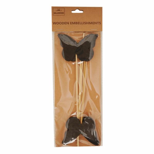 Mariposa De Madera Para Manualidades BABY CRAFT 5 Piezas