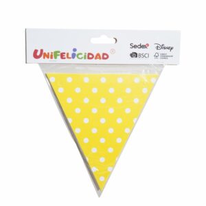 Letrero Colgante Amarillo UNIFELICIDAD 1 Pieza