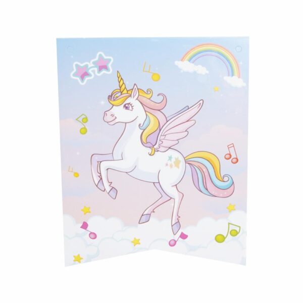 Set De Platos Servilletas Vasos Y Cubiertos Unicornio Rosado UNIFELICIDAD 16 Uds - Imagen 3