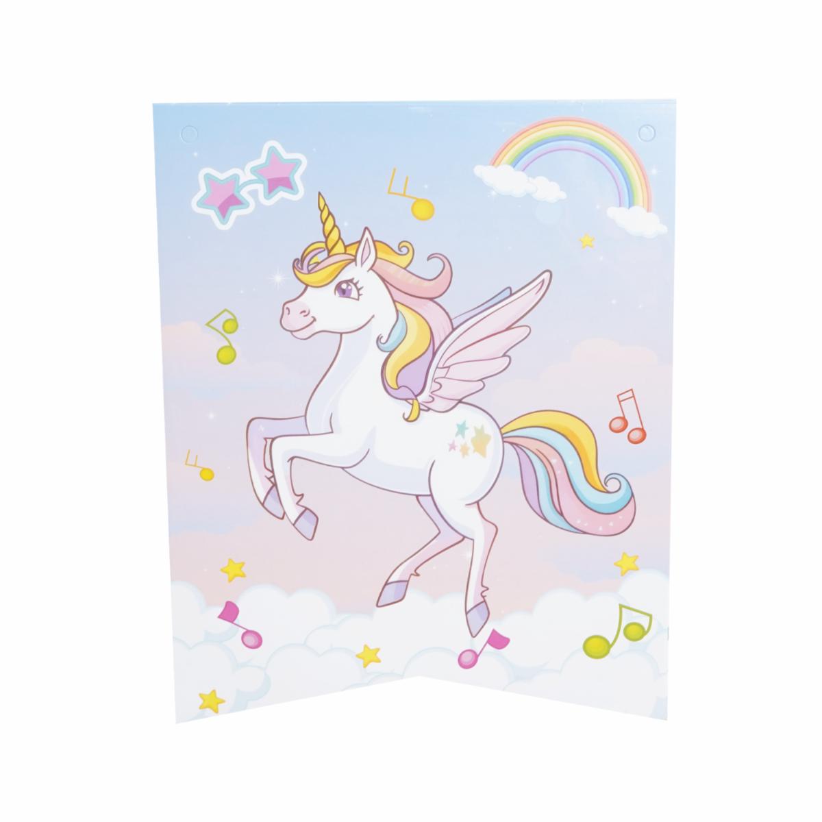 Set De Platos Servilletas Vasos Y Cubiertos Unicornio Rosado UNIFELICIDAD 16 Uds