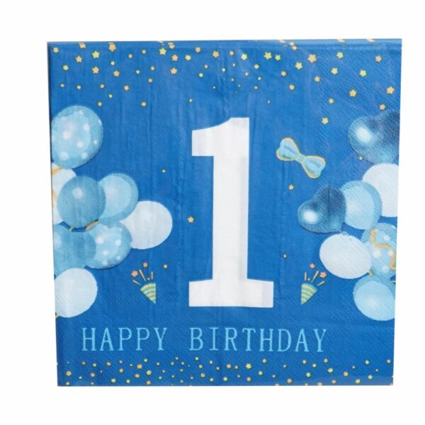Set De Platos Servilletas Vasos Y Cubiertos Feliz Cumpleaños UNIFELICIDAD 16 Uds - Imagen 3