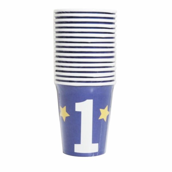 Set De Platos Servilletas Vasos Y Cubiertos Feliz Cumpleaños UNIFELICIDAD 16 Uds - Imagen 5