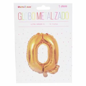 Globo Metalizado Dorado Q UNIFELICIDAD 16"