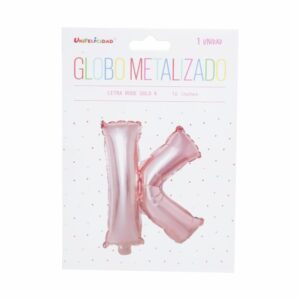 Globo Metalizado Rose Gold K UNIFELICIDAD 16"