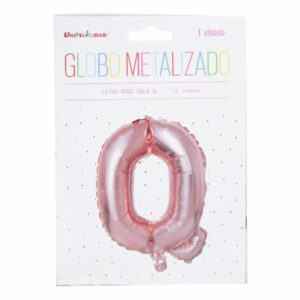 Globo Metalizado Rose Gold Q UNIFELICIDAD 16"