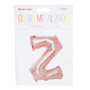Globo Metalizado Rose Gold Z UNIFELICIDAD 16"