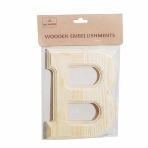 Letra De Madera B BABY CRAFT 15X 6 Cm