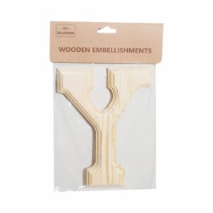 Letra De Madera Y BABY CRAFT 15X 6 Cm