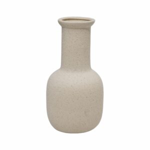 Florero Decorativo Taupe Punta Angosta SHUNDA 1 Pieza