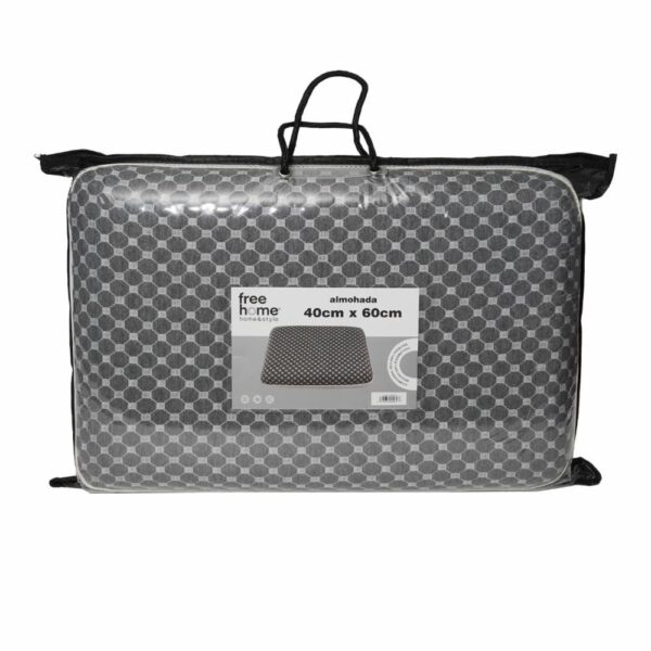 Almohada Memory Foam Gris Jacquard FREE HOME 60X40 Cm - Imagen 2